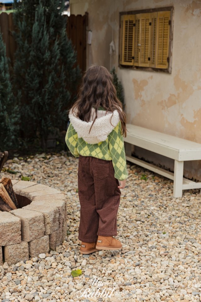 Urban Rabbit - Korean Children Fashion - #childrensboutique - Choco Chip Corduroy Pants - 5