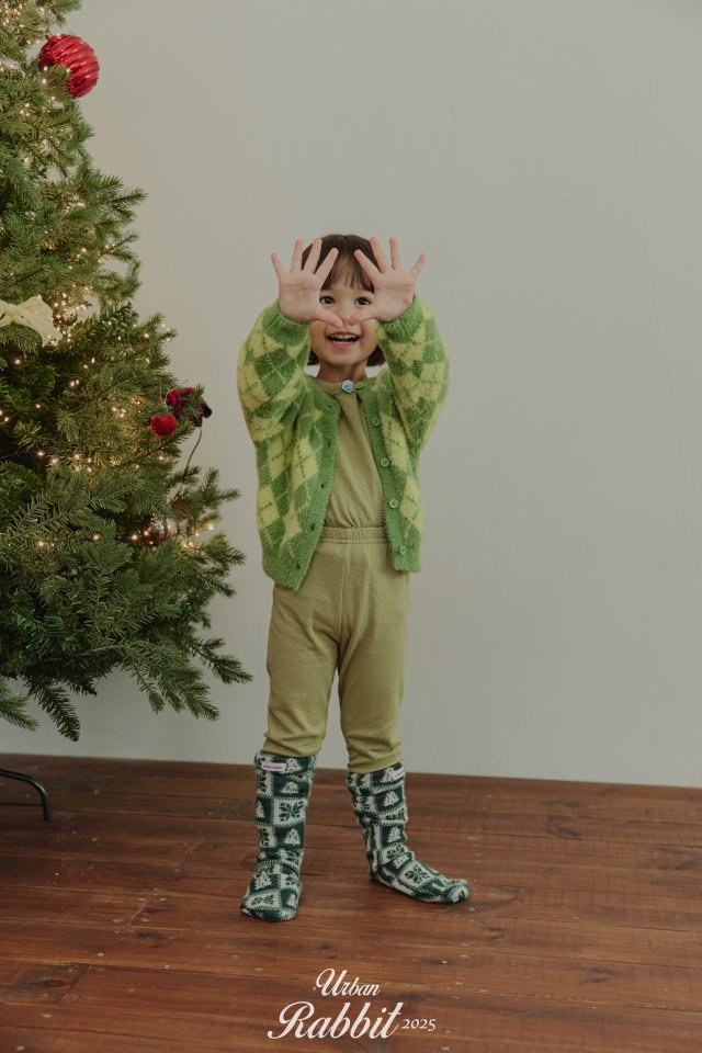 Urban Rabbit - Korean Children Fashion - #childrensboutique - Argyle Cardigan - 11