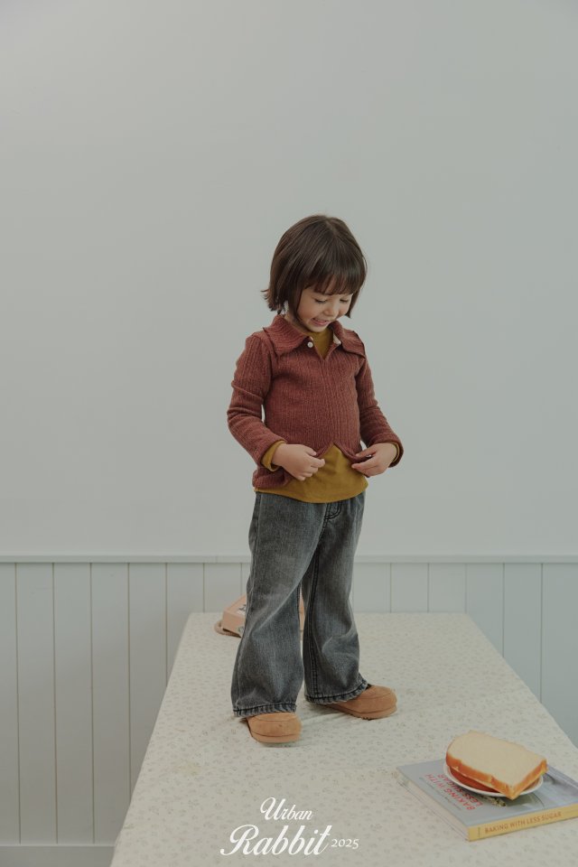Urban Rabbit - Korean Children Fashion - #designkidswear - Winter Soft Slim Tee - 9