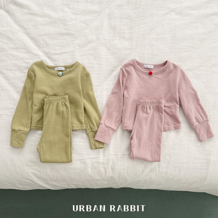 Urban Rabbit - Korean Children Fashion - #discoveringself - Matcha Strawberry Set - 12