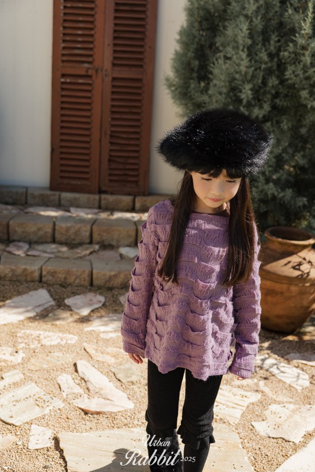 Urban Rabbit - Korean Children Fashion - #designkidswear - Wave Knit Tee - 4