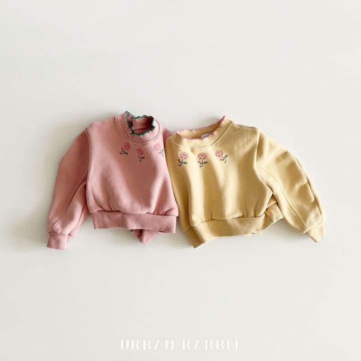 Urban Rabbit - Korean Children Fashion - #fashionkids - Flower Picot Sweatshirt - 12