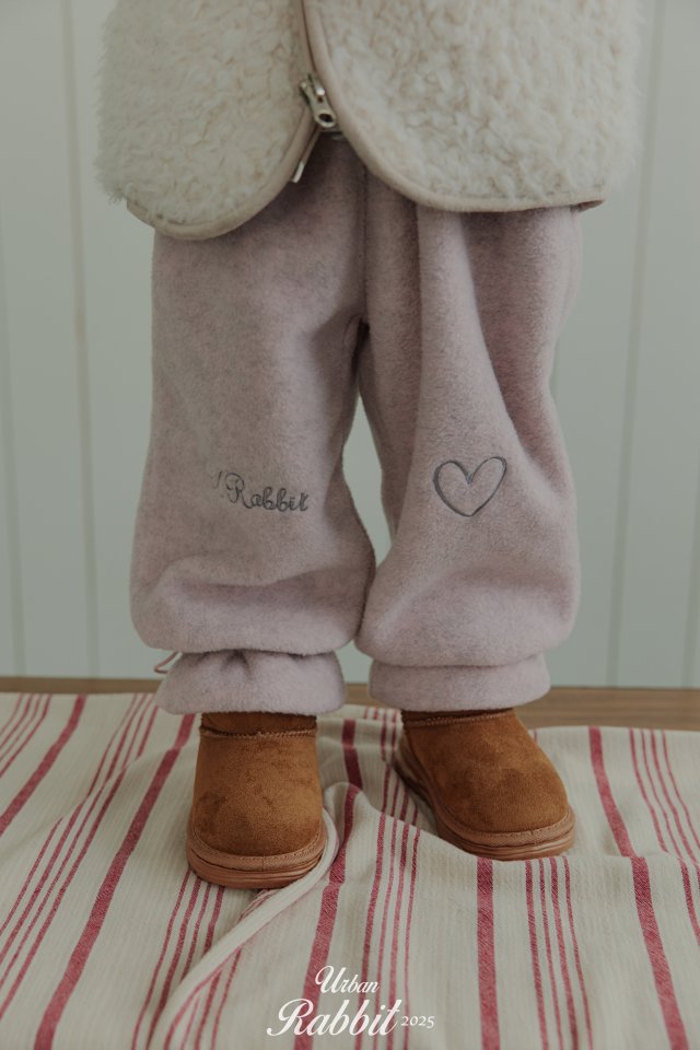 Urban Rabbit - Korean Children Fashion - #fashionkids - Fleece Frill Pants - 10