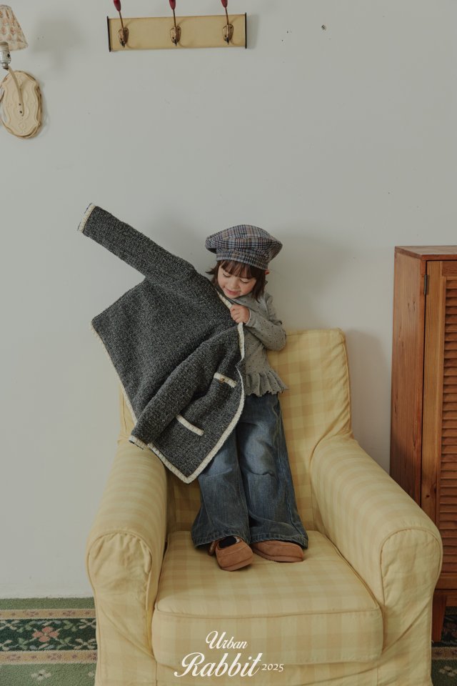 Urban Rabbit - Korean Children Fashion - #discoveringself - Warm Dot Frill Tee - 4