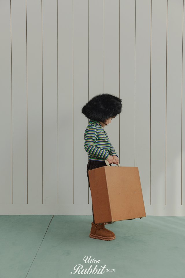 Urban Rabbit - Korean Children Fashion - #fashionkids - Kotatsu Half Turtleneck Tee - 5