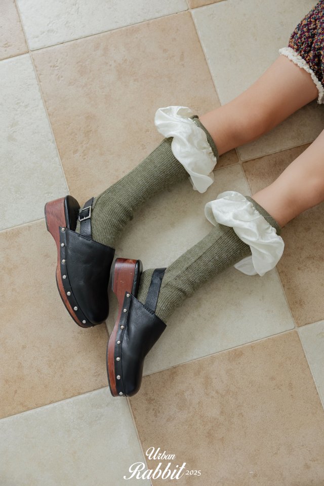 Urban Rabbit - Korean Children Fashion - #kidsshorts - Blooming Knit Socks