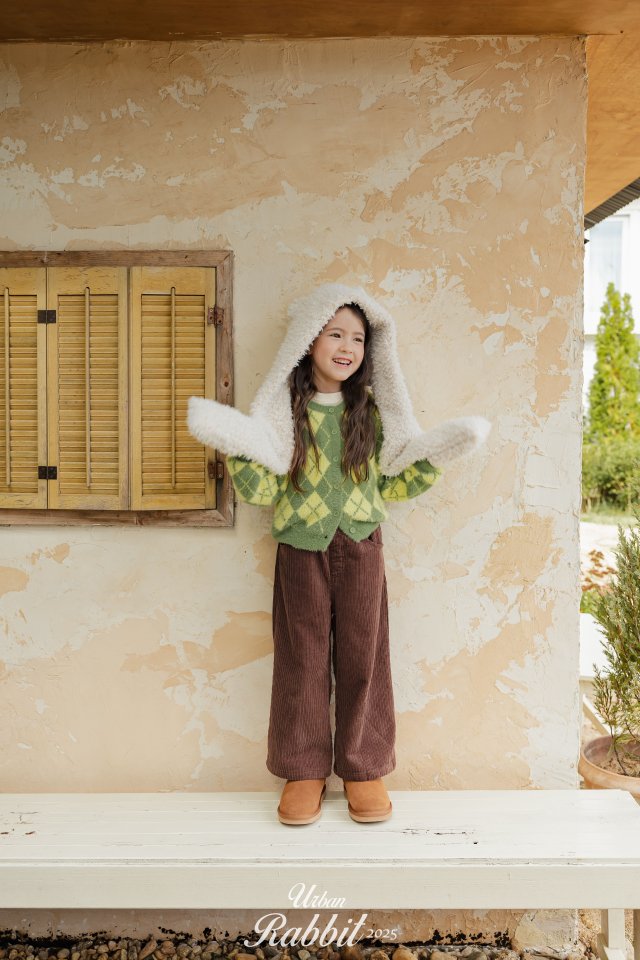 Urban Rabbit - Korean Children Fashion - #kidsshorts - Soboro Hood Muffler - 9