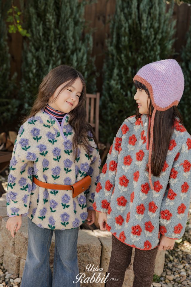 Urban Rabbit - Korean Children Fashion - #kidsshorts - Garden Fleece One-piece - 7