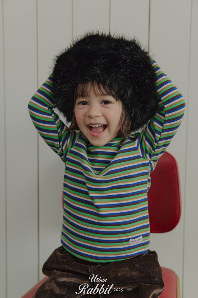 Urban Rabbit - Korean Children Fashion - #kidsshorts - Kotatsu Half Turtleneck Tee - 6