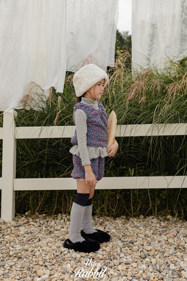 Urban Rabbit - Korean Children Fashion - #kidsshorts - Popcorn Knit Vest