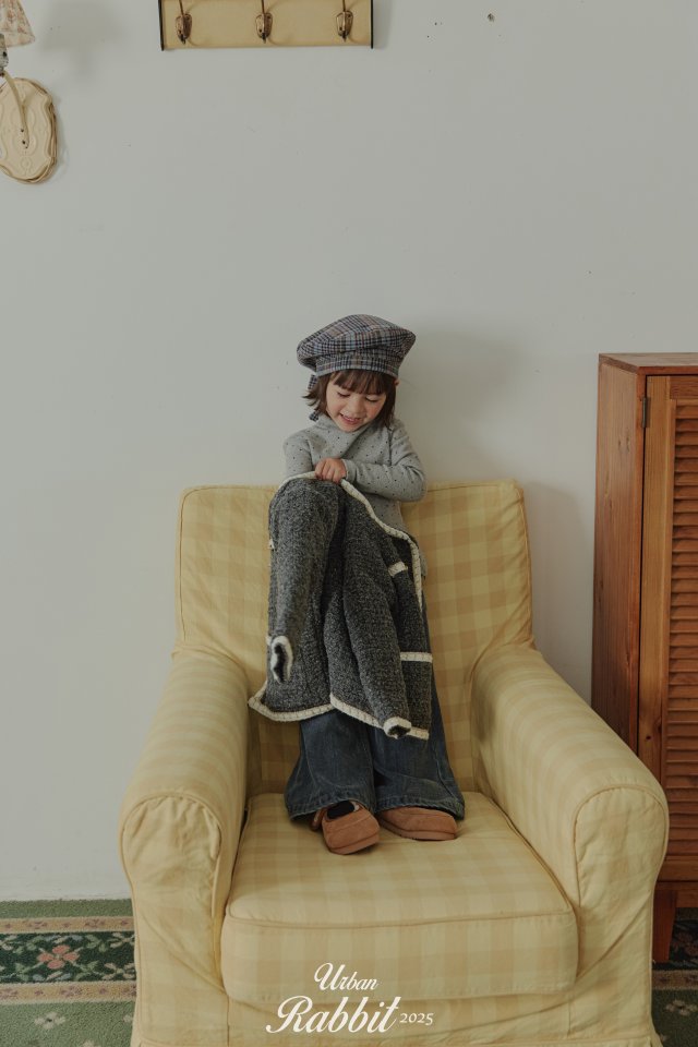Urban Rabbit - Korean Children Fashion - #kidsstore - Warm Dot Frill Tee - 6