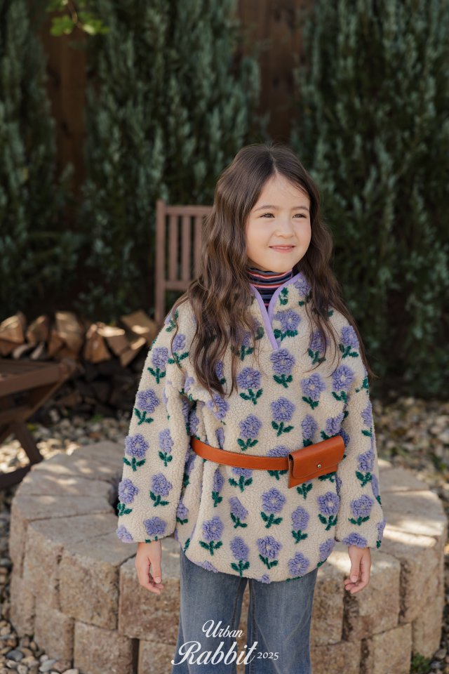 Urban Rabbit - Korean Children Fashion - #kidsstore - Garden Fleece One-piece - 8