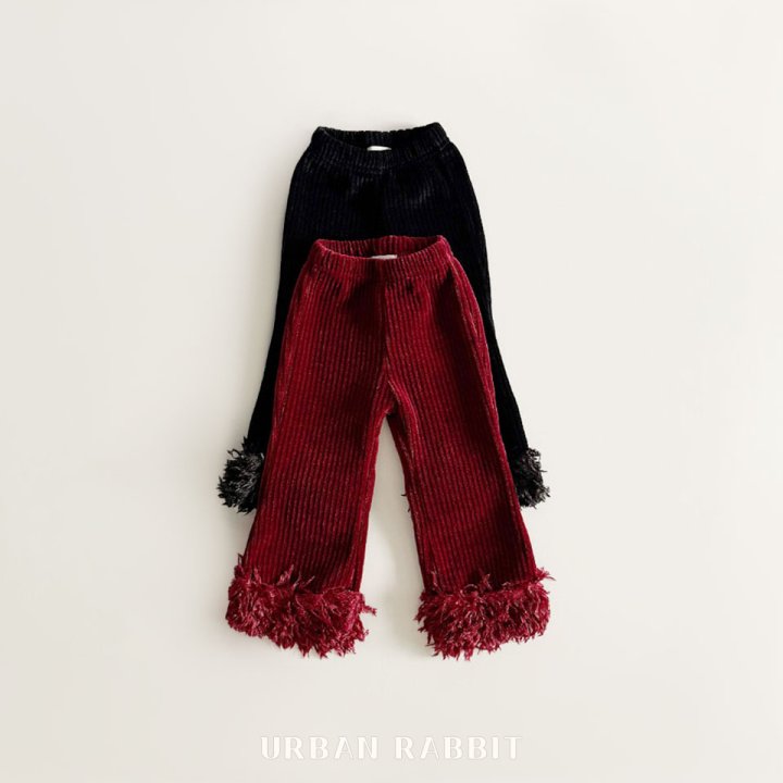 Urban Rabbit - Korean Children Fashion - #kidsstore - Poodle Rib Pants - 12