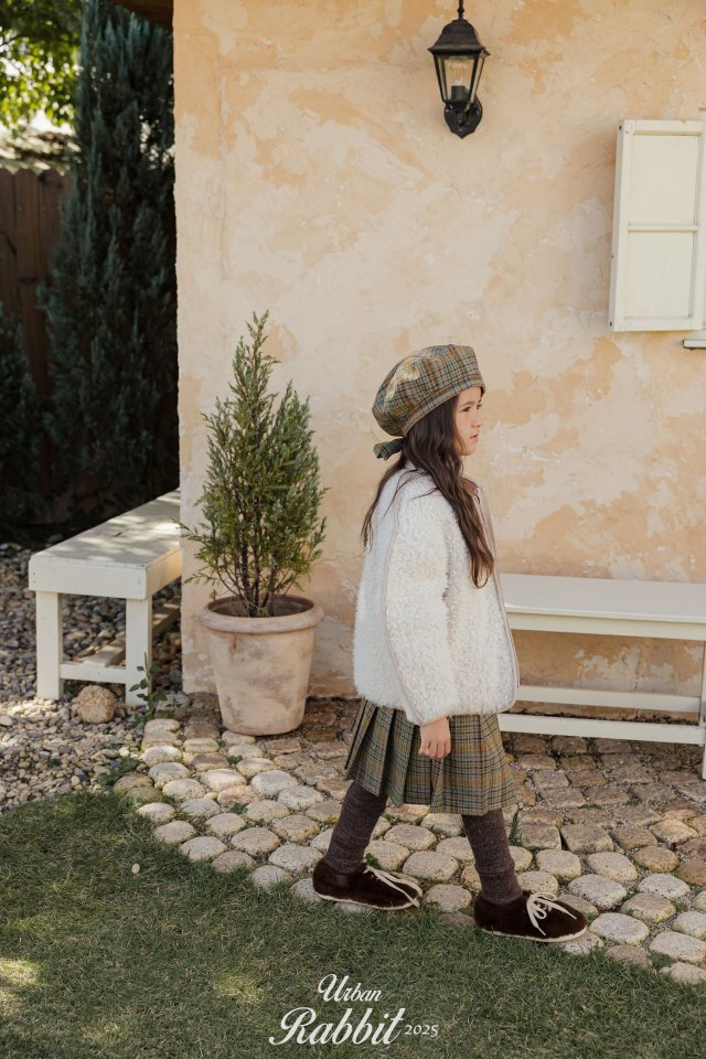 Urban Rabbit - Korean Children Fashion - #kidzfashiontrend - Check Long Skirt - 10