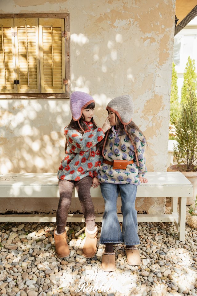 Urban Rabbit - Korean Children Fashion - #kidzfashiontrend - Garden Fleece One-piece - 9