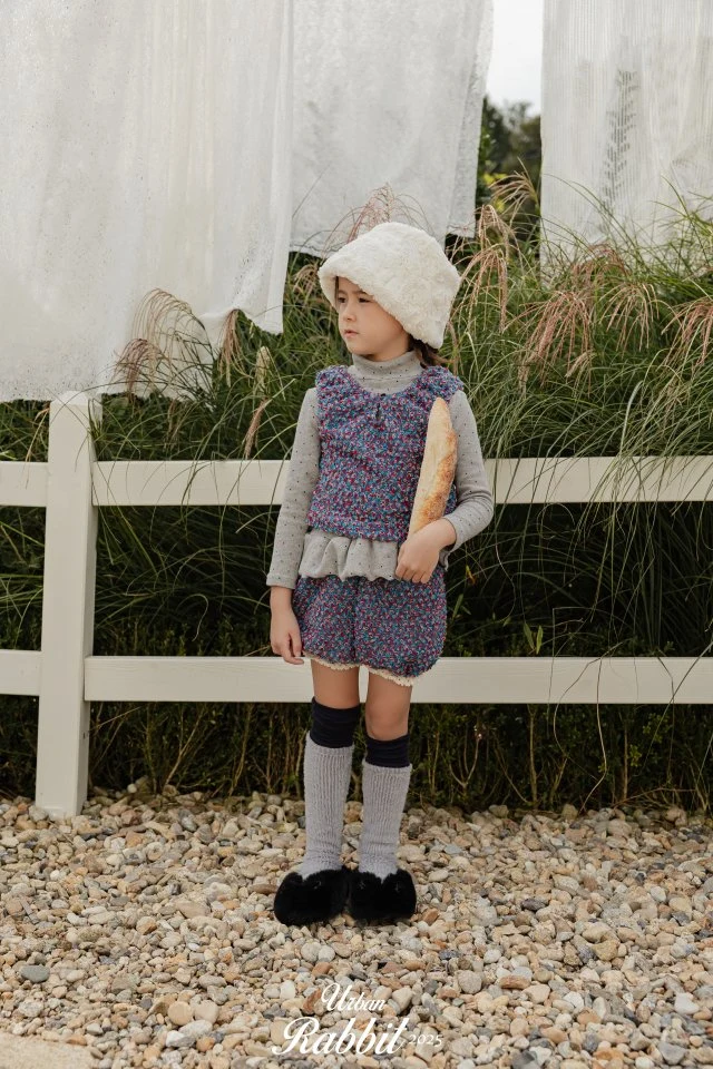 Urban Rabbit - Korean Children Fashion - #kidzfashiontrend - Popcorn Knit Vest - 3