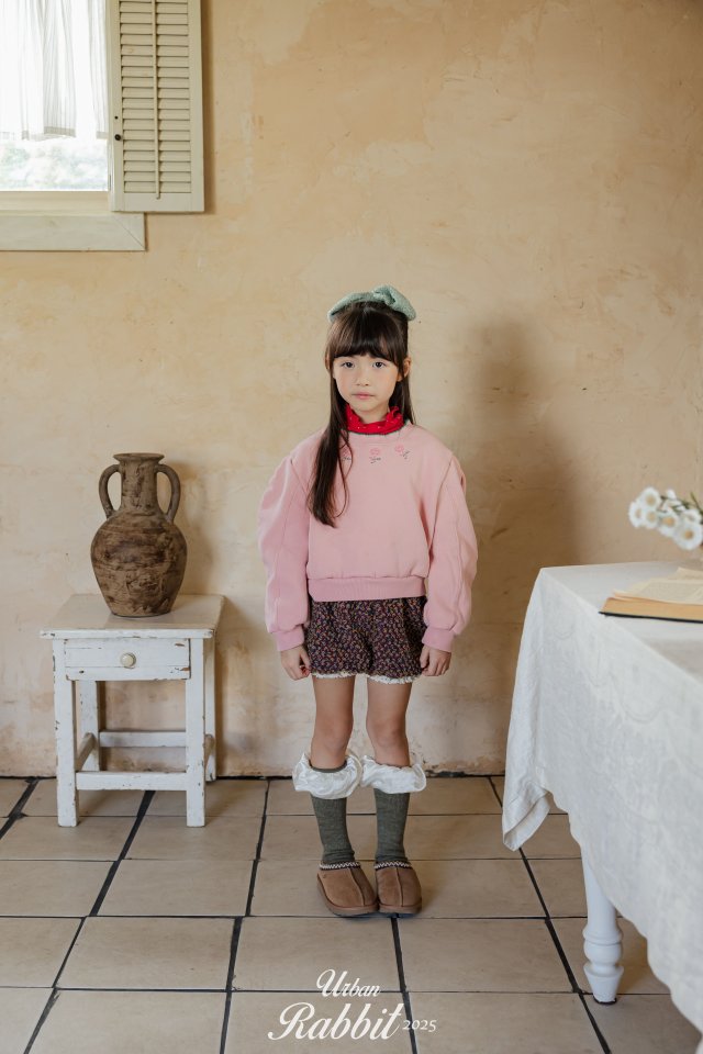 Urban Rabbit - Korean Children Fashion - #littlefashionista - Flower Picot Sweatshirt