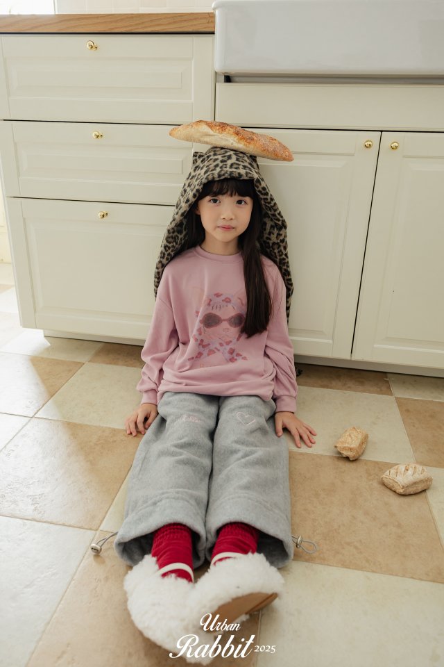 Urban Rabbit - Korean Children Fashion - #littlefashionista - Scarf Cat Long Tee - 7