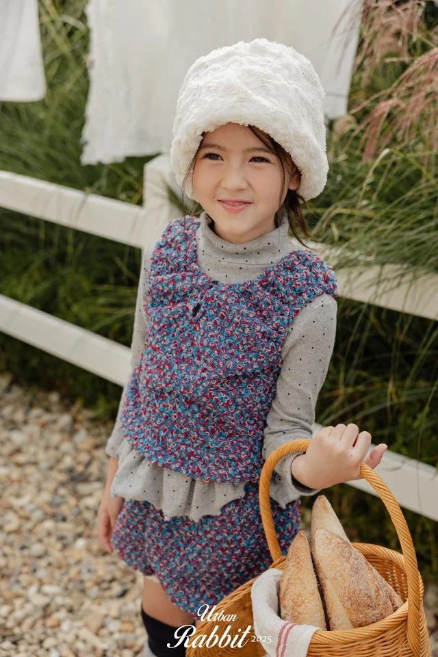 Urban Rabbit - Korean Children Fashion - #littlefashionista - Popcorn Knit Vest - 5