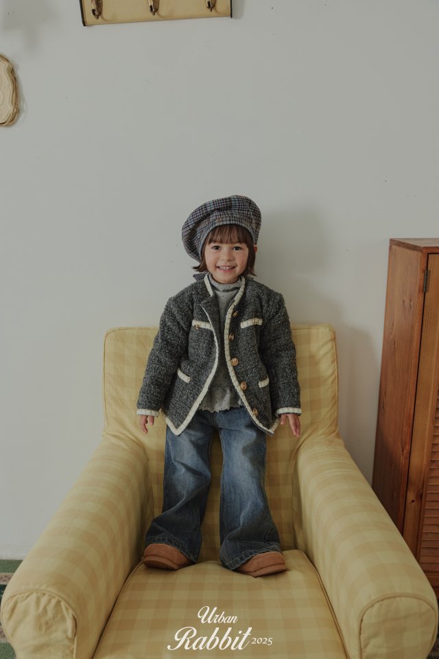 Urban Rabbit - Korean Children Fashion - #Kfashion4kids - Tweed Winter Coat - 4