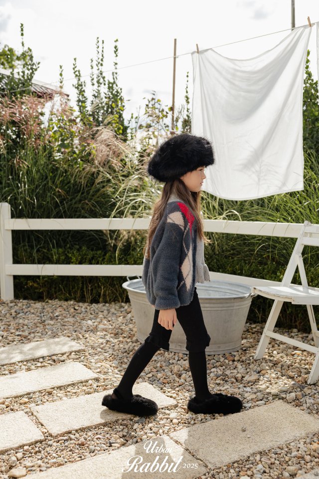 Urban Rabbit - Korean Children Fashion - #littlefashionista - Argyle Cardigan - 3