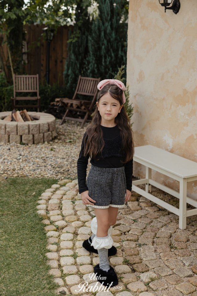 Urban Rabbit - Korean Children Fashion - #magicofchildhood - Tweed Short Pants - 3