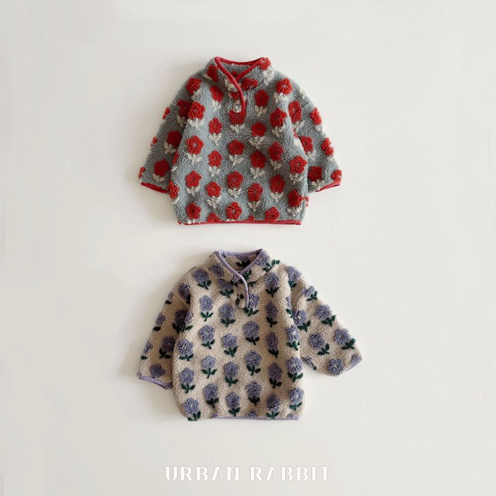 Urban Rabbit - Korean Children Fashion - #magicofchildhood - Garden Fleece One-piece - 12
