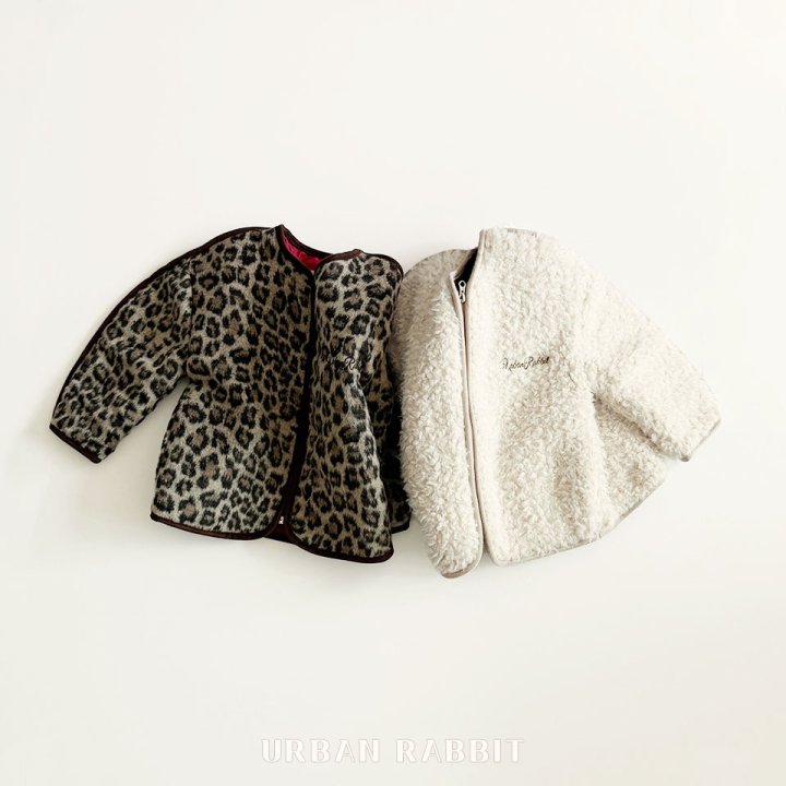 Urban Rabbit - Korean Children Fashion - #magicofchildhood - Leopard Padding Jacket - 7