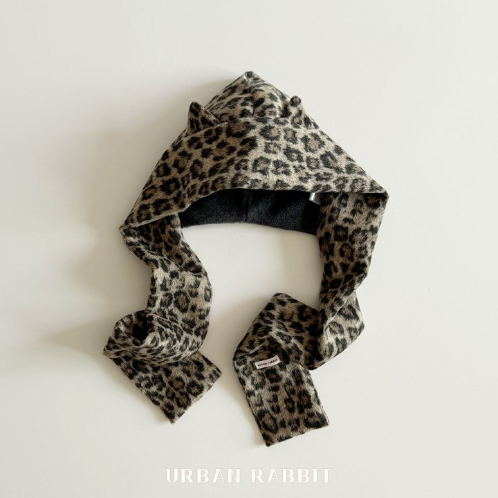Urban Rabbit - Korean Children Fashion - #minifashionista - Leopard Hood Muffler - 2