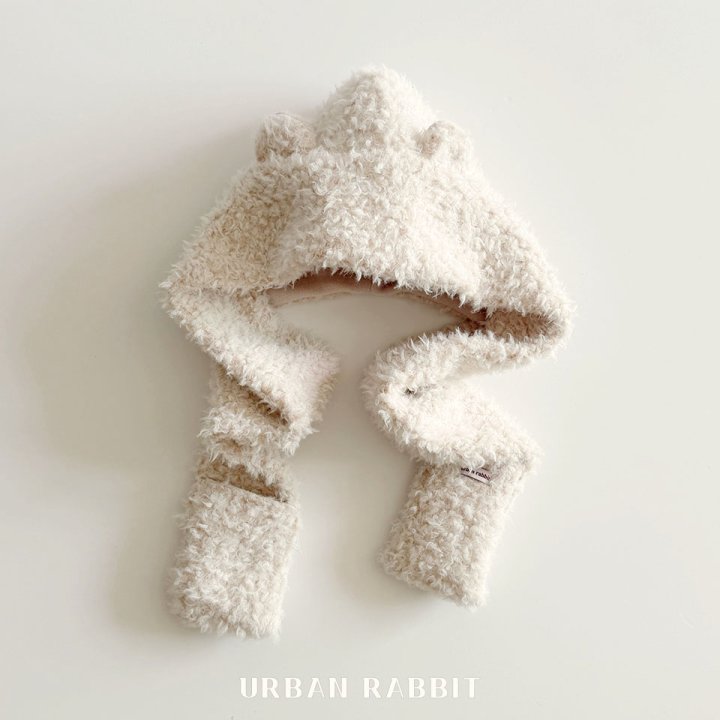 Urban Rabbit - Korean Children Fashion - #minifashionista - Soboro Hood Muffler