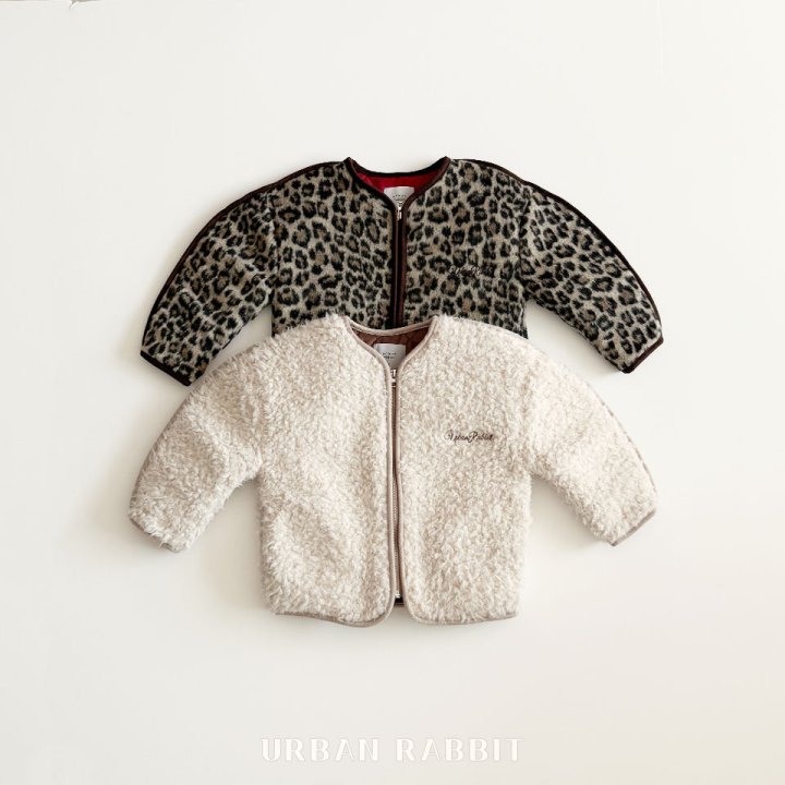 Urban Rabbit - Korean Children Fashion - #minifashionista - Leopard Padding Jacket - 8