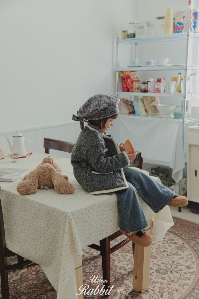 Urban Rabbit - Korean Children Fashion - #minifashionista - Warm Flare Denim Pants - 6
