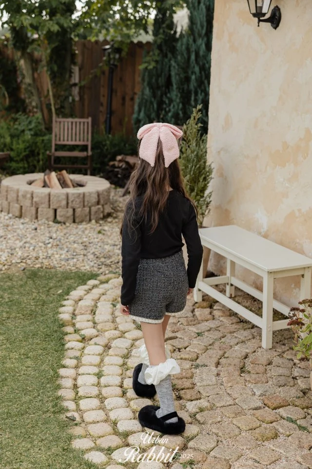 Urban Rabbit - Korean Children Fashion - #prettylittlegirls - Tweed Short Pants - 5