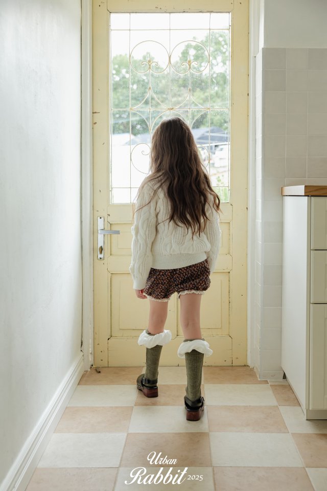 Urban Rabbit - Korean Children Fashion - #prettylittlegirls - Popcorn Knit Pants - 3