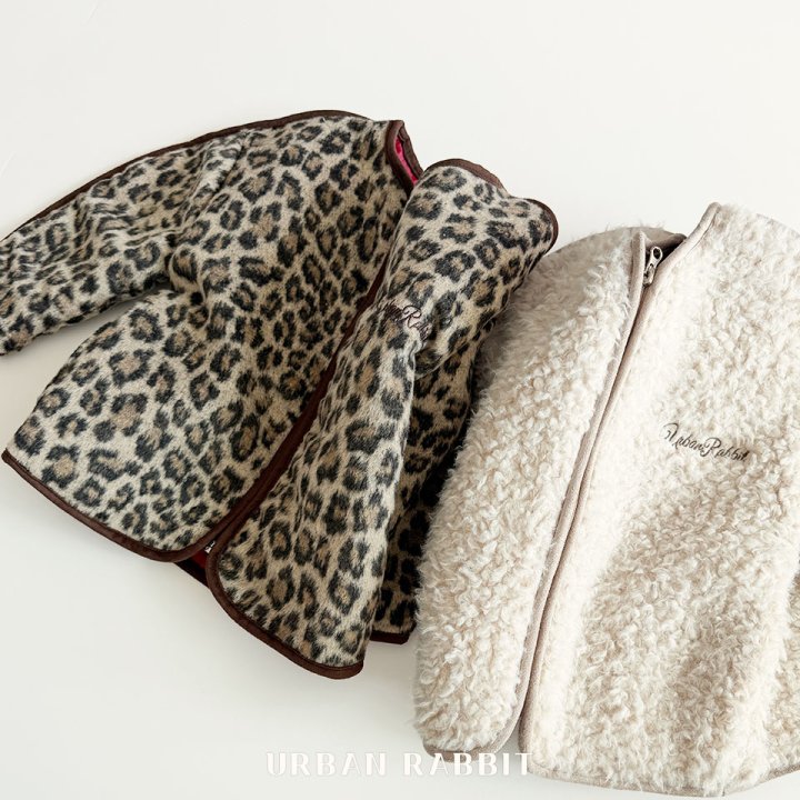 Urban Rabbit - Korean Children Fashion - #prettylittlegirls - Leopard Padding Jacket - 9