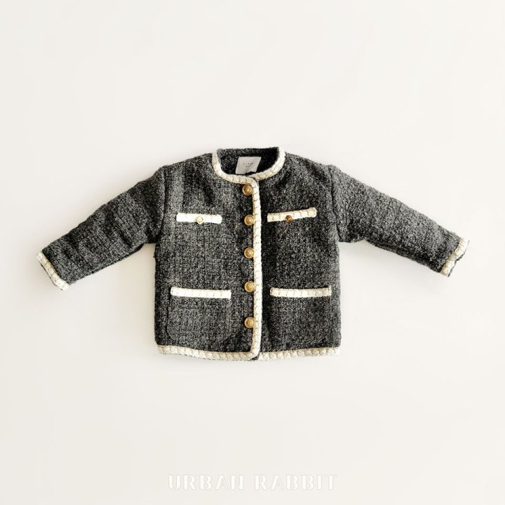 Urban Rabbit - Korean Children Fashion - #stylishchildhood - Tweed Winter Coat - 10