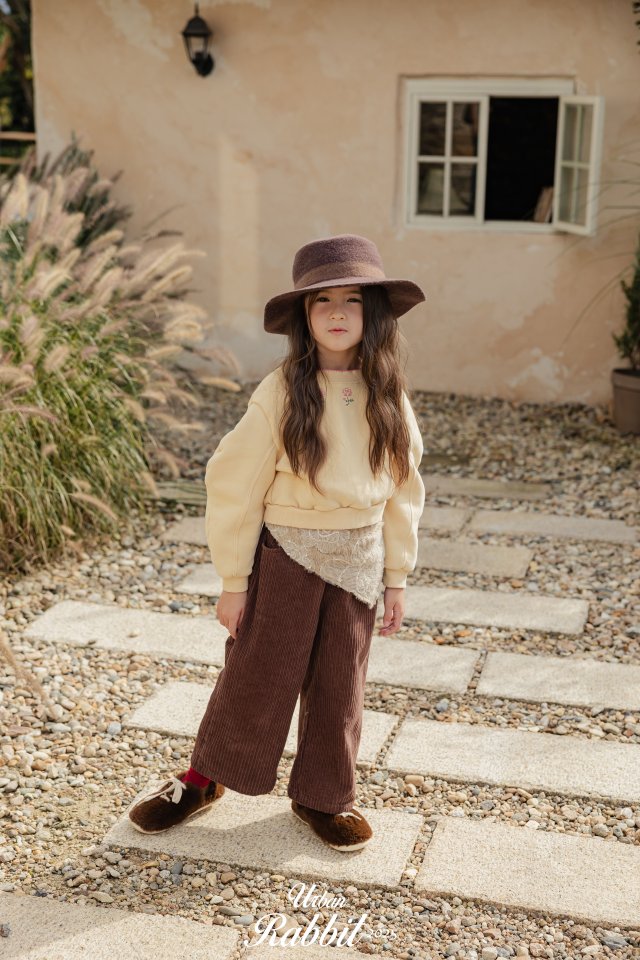Urban Rabbit - Korean Children Fashion - #stylishchildhood - Angora Flower Scarf - 7