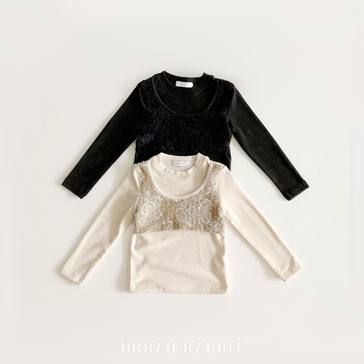 Urban Rabbit - Korean Children Fashion - #todddlerfashion - Angora Vest Slim Tee - 12