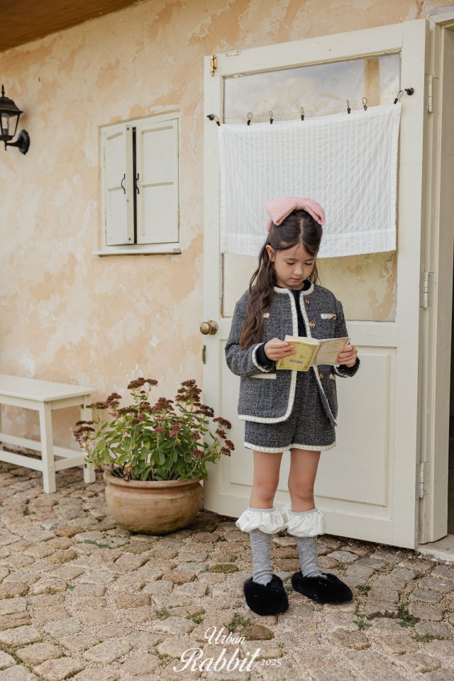 Urban Rabbit - Korean Children Fashion - #toddlerclothing - Tweed Short Pants - 7