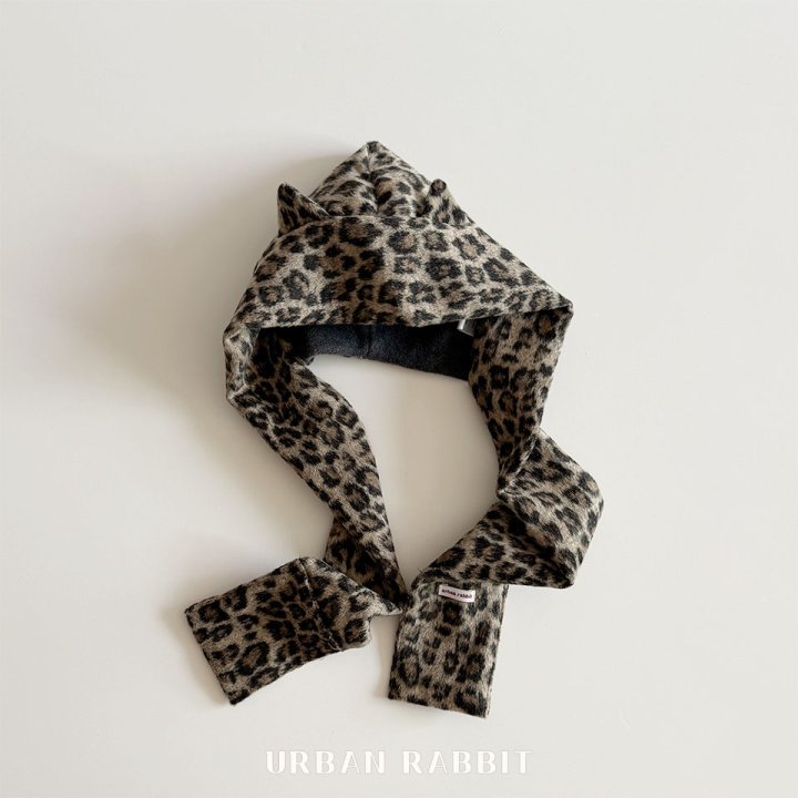 Urban Rabbit - Korean Children Fashion - #toddlerclothing - Leopard Hood Muffler - 5
