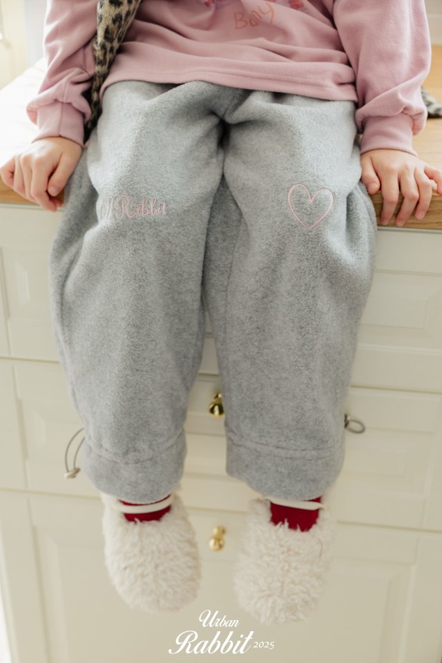 Urban Rabbit - Korean Children Fashion - #todddlerfashion - Fleece Frill Pants - 4