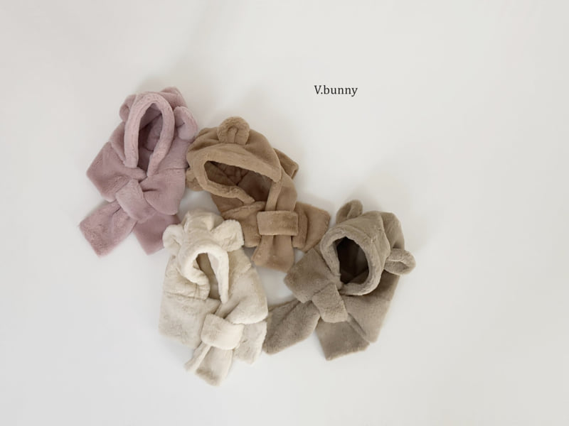 V Bunny - Korean Children Fashion - #childofig - Bear Muffler - 2