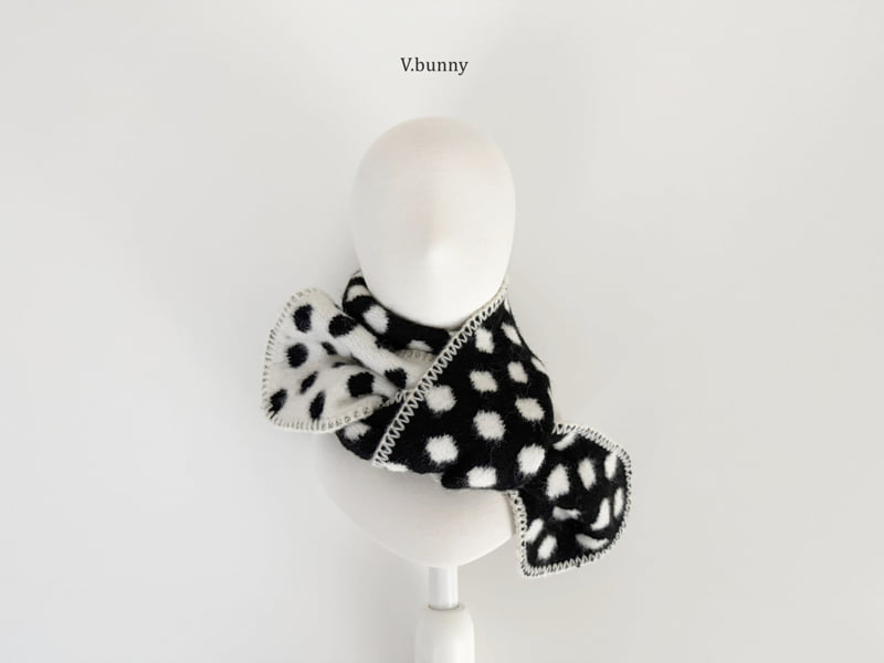 V Bunny - Korean Children Fashion - #childofig - Dot Muffler - 9