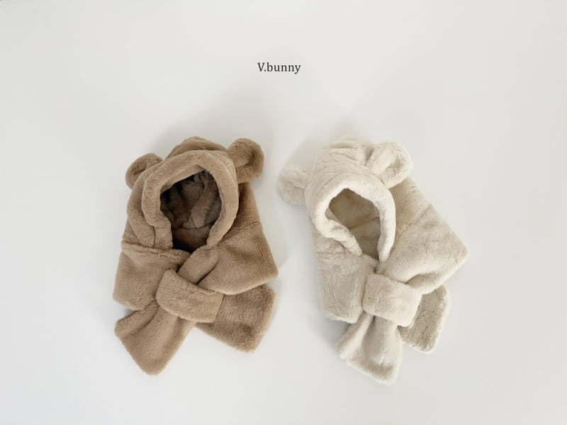 V Bunny - Korean Children Fashion - #childrensboutique - Bear Muffler - 3