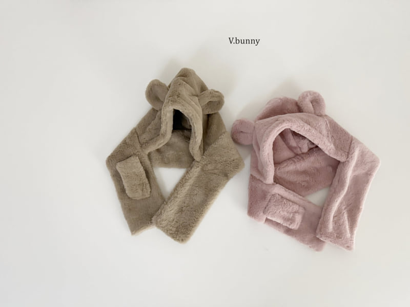 V Bunny - Korean Children Fashion - #childrensboutique - Bear Muffler - 4