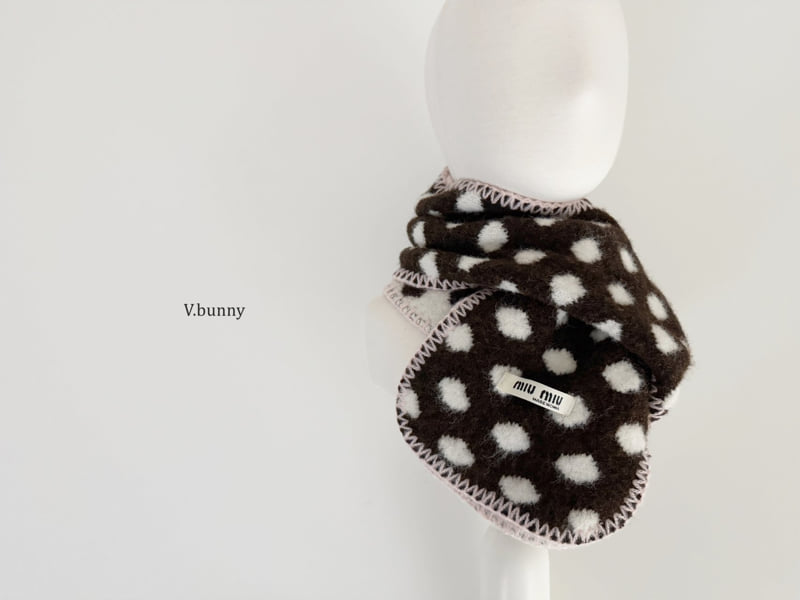V Bunny - Korean Children Fashion - #designkidswear - Dot Muffler - 11