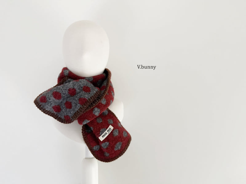 V Bunny - Korean Children Fashion - #discoveringself - Dot Muffler - 12