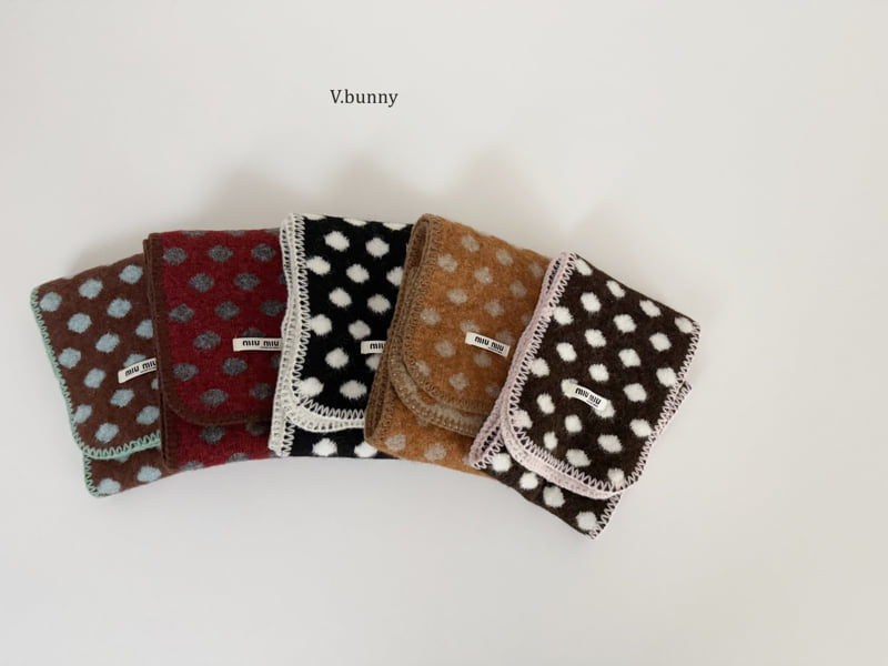V Bunny - Korean Children Fashion - #magicofchildhood - Dot Muffler - 4
