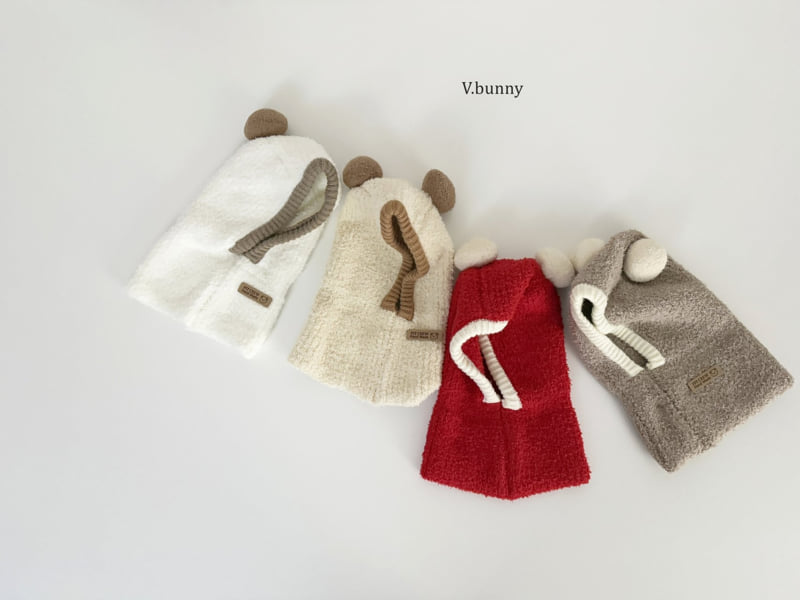 V Bunny - Korean Children Fashion - #minifashionista - Bear Balaclava - 3