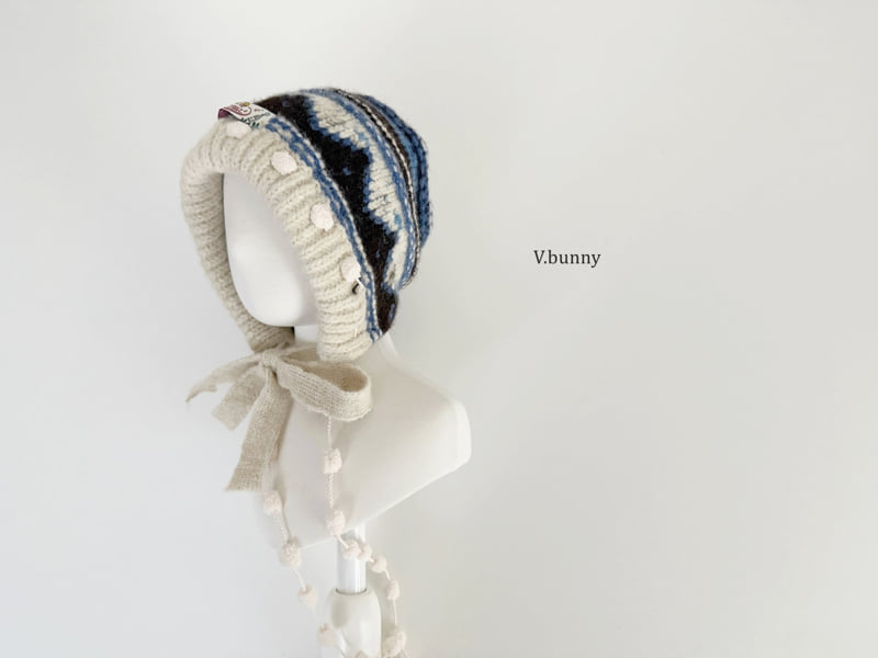 V Bunny - Korean Children Fashion - #prettylittlegirls - String Pom Pom Hat - 9